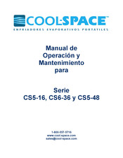 Advanced Radiant Systems COOL-SPACE CS6-36-1D Manual De Operación Y Mantenimiento