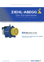 ZIEHL-ABEGG SM200.15C Traducción De Las Instrucciones De Uso Originales