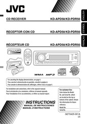 JVC KD-APD58 Manual De Instrucciones