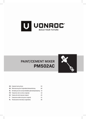 VONROC PM502AC Traducción Del Manual Original