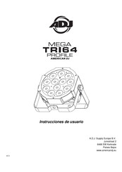 ADJ MEGA TRI64 PROFILE Instrucciones De Usuario