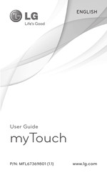 LG myTouch Guia Del Usuario