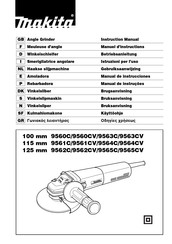 Makita 9562C Manual De Instrucciones