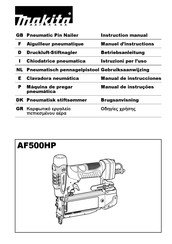 Makita AF500HP Manual De Instrucciones