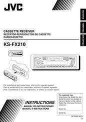 JVC KS-FX210 Manual De Instrucciones