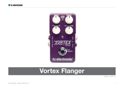 TC Electronic VORTEX FLANGER Manual De Instrucciones