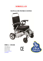 Obea Chair SOROLLA D Manual De Instrucciones