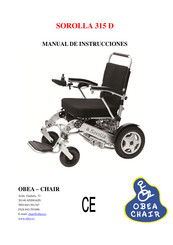 Obea Chair SOROLLA 315 D Manual De Instrucciones