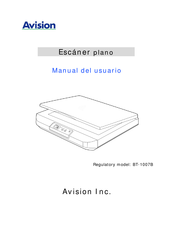 Avision BT-1007B Manual Del Usuario