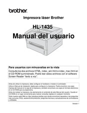 Brother HL-1435 Manual Del Usuario