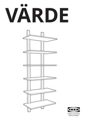IKEA VARDE Manual De Instrucciones