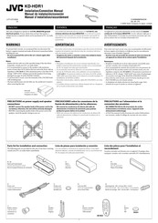 JVC KD-HDR1 Manual De Instrucciones