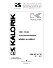Kalorik USK MS 39759 Manual De Instrucciones