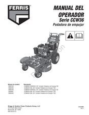 Briggs & Stratton Ferris CCW36 Serie Manual Del Operador