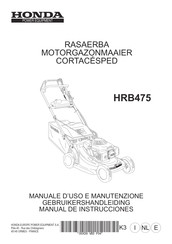 Honda HRB475 Manual De Instrucciones