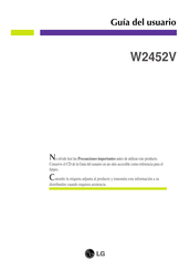 LG W2452V Guia Del Usuario