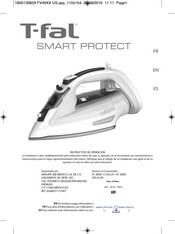 T-Fal SMART PROTECT Instructivo De Operación