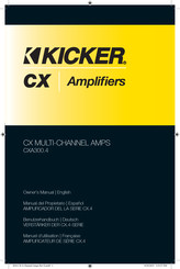 Kicker CXA300.4 Manual Del Propietário