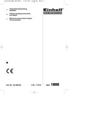 EINHELL 23.388.03 Manual De Instrucciones