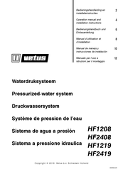 Vetus HF1208 Manual De Manejo Y Instrucciones De Instalación