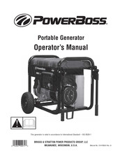 Briggs & Stratton Power Boss Manual Del Operario