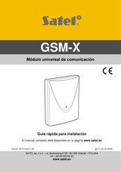 Satel GSM-X-ETH Guía Rápida Para Instalación