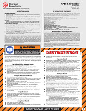 Chicago Pneumatic CP864 Manual De Instrucciones