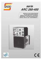 Sincro ARC 280-400 Serie Manual Para El Uso Y Mantenimiento