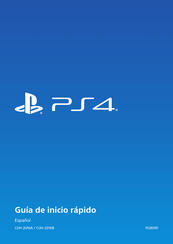 Sony PS4 CUH-2016A Guia De Inicio Rapido