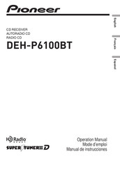 Pioneer DEH-P6100BT Manual De Instrucciones