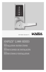 Kaba Simplex L1000 Serie Instrucciones De Instalación