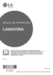 LG WT2BM Manual Del Propietário