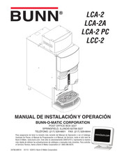 Bunn LCA-2 Guía De Instalación Y Operación