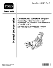 Toro 39674 Manual Del Operador