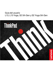 Lenovo ThinkPad L13 Guia Del Usuario