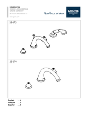 Grohe KENSINGTON 25 074 Manual Del Usuario