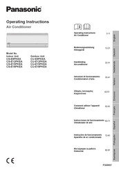 Panasonic CS-E9PKEA Instrucciones De Funcionamiento