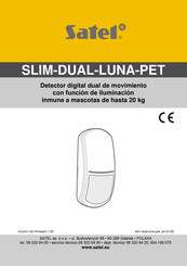 Satel SLIM-DUAL-LUNA-PET Manual Del Usuario