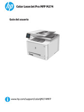 HP Color LaserJet Pro M274 Serie Guia Del Usuario