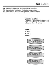 AGA marvel ML15C Serie Instrucciones De Instalación, Operación Y Mantenimiento