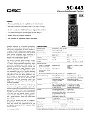 QSC SC-443 Manual De Instrucciones