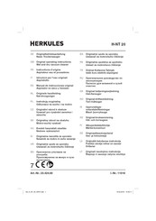 HERKULES H-NT 20 Manual De Instrucciones Original