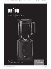 Braun Identity JB 5050 Manual Del Usario