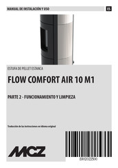 MCZ FLOW COMFORT AIR 10 M1 Manual De Instalacion Y Uso