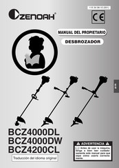 Zenoah BCZ4000DW Manual Del Propietário