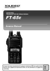 Yaesu FT-65E Avance Manual