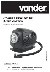 vonder CAV 20 Manual De Instrucciones