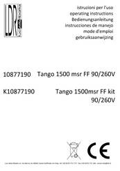 LDR Tango 1500msr FF Instrucciones De Manejo