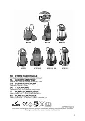 Master Pumps MPC200 Traducción De Las Instrucciones Originales