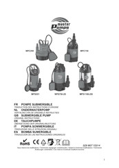 Master Pumps MPC200 Traducción De Las Instrucciones Originales